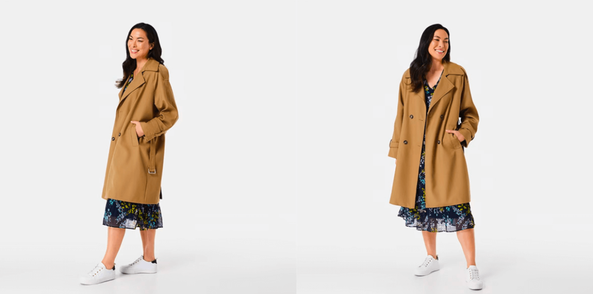 Step out in style this winter with Kmart's budgetfriendly trench coat